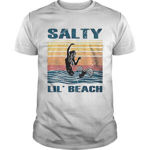 Mermaid Salty Lil Beach Retro Shirt